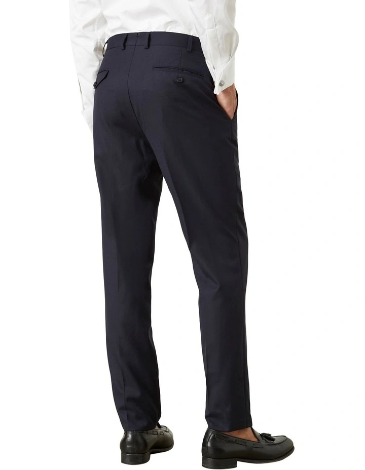 Saunders Slim Trouser in Navy image 2