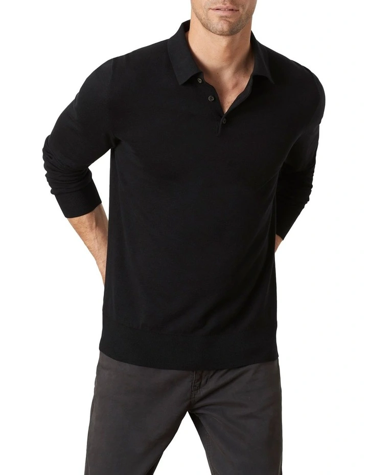 Flintoff Long Sleeve Polo image 2