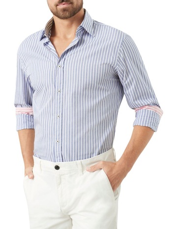 MJ Bale Luke Stripe Shirt | MYER