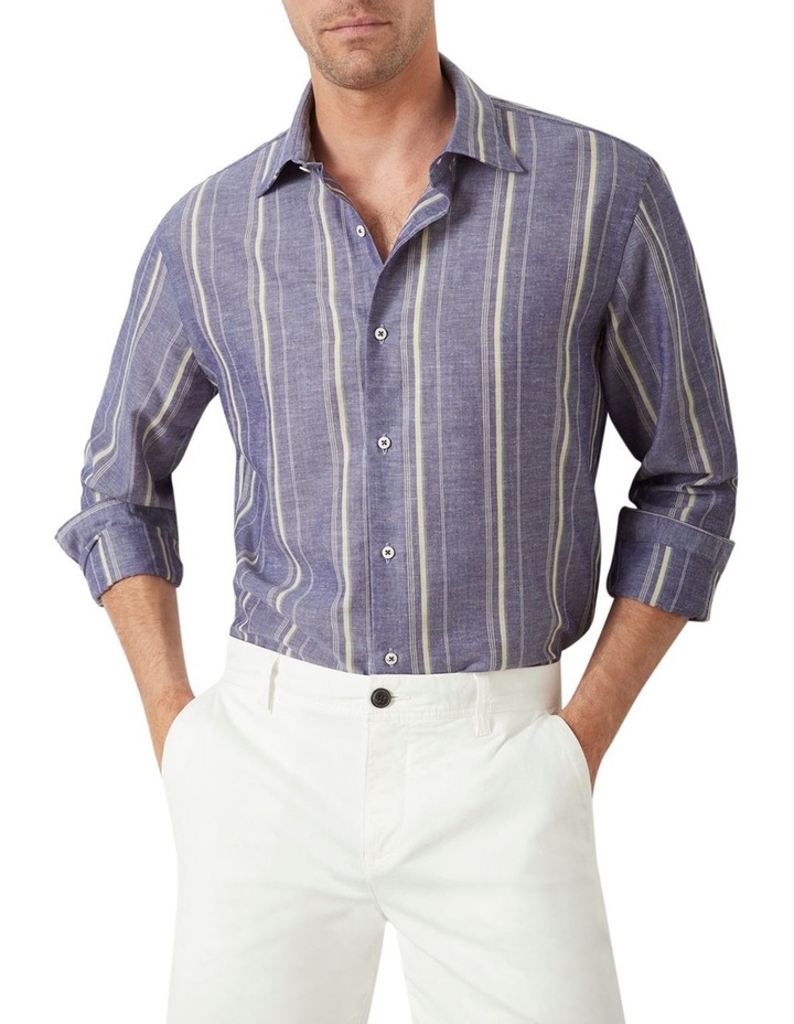 Sarto Stripe Shirt Denim