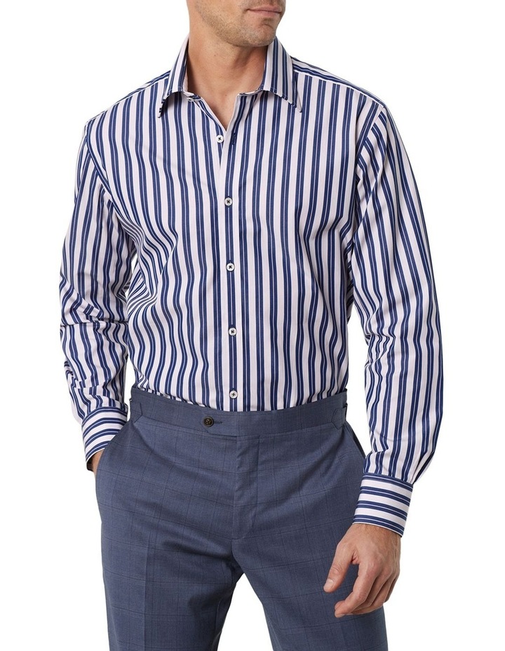 Johnston Long Sleeve Shirt Blue Patent