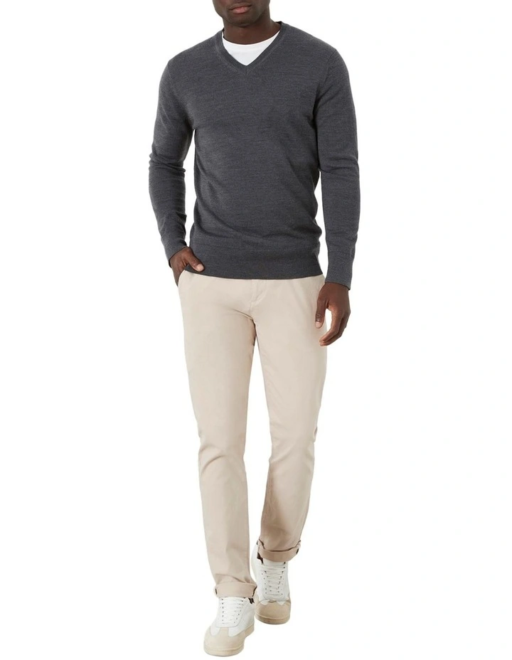 Buchanan Ashby Merino V Knit Charcoal image 5