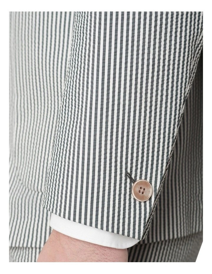 Gatsby Seersucker Jacket in Green image 5