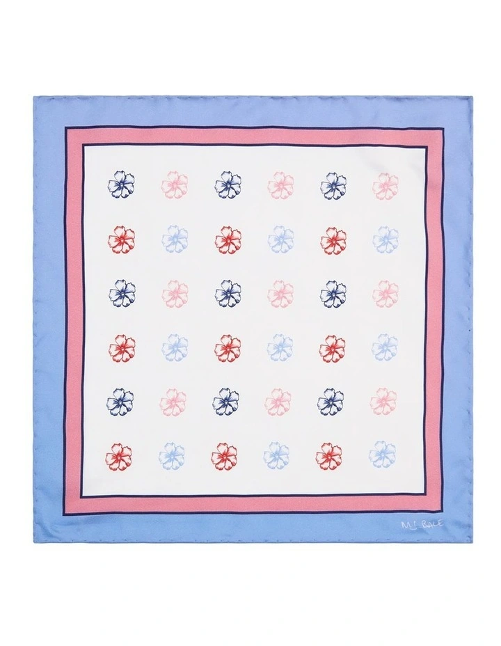 Wallace Pocket Square in Multi image 1