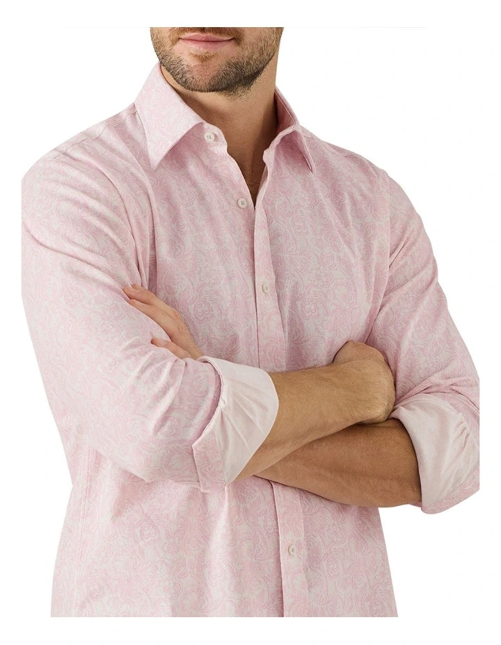 Scopello Printed Shirt in Pink image 2