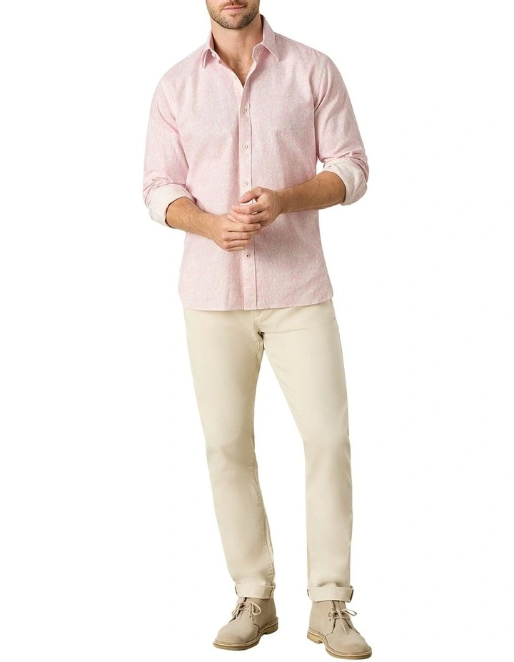 Scopello Printed Shirt in Pink image 4