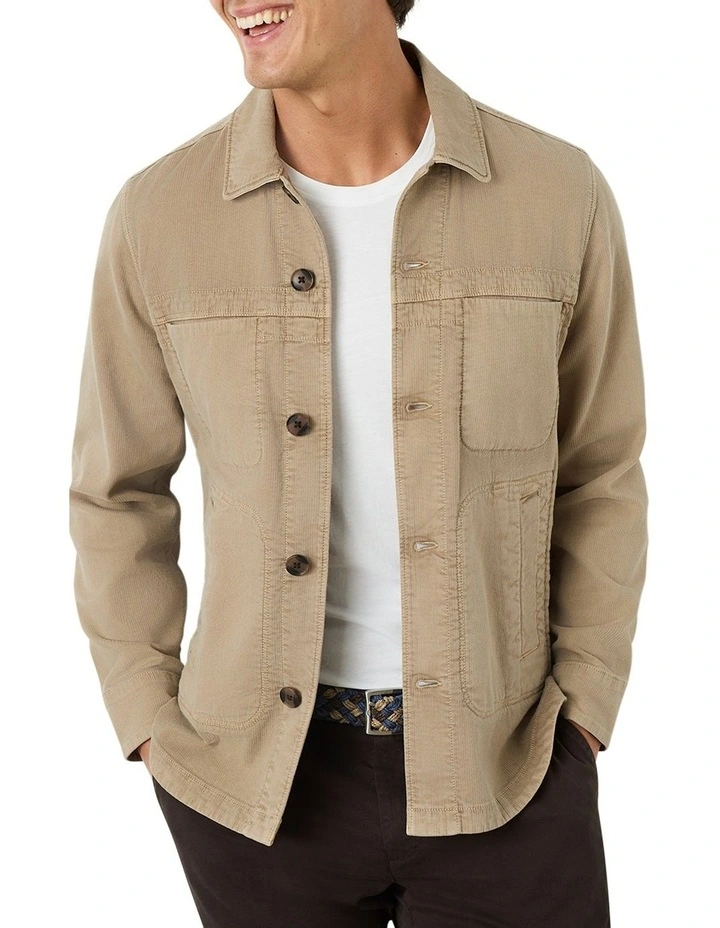 Rovescio Jacket in Beige image 1