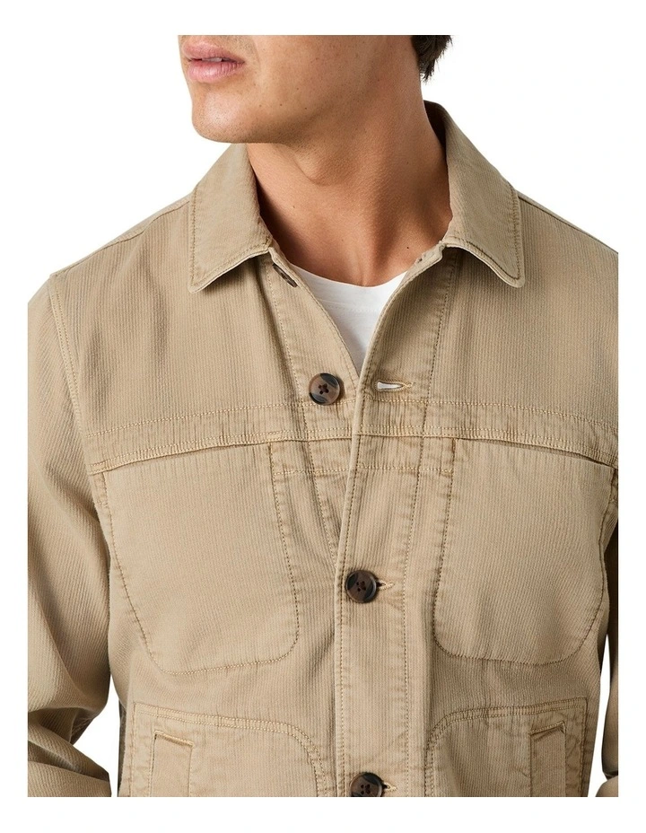 Rovescio Jacket in Beige image 3