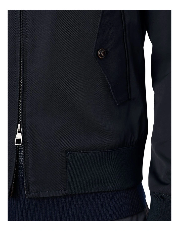Denman Shearling Jacket in Navy image 3