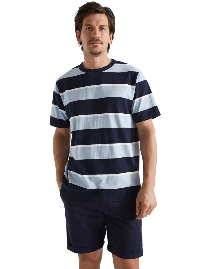 Classic T-shirt in Midnight Stripe image 2