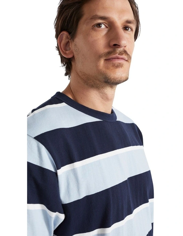 Classic T-shirt in Midnight Stripe image 3