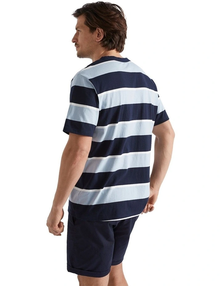 Classic T-shirt in Midnight Stripe image 4