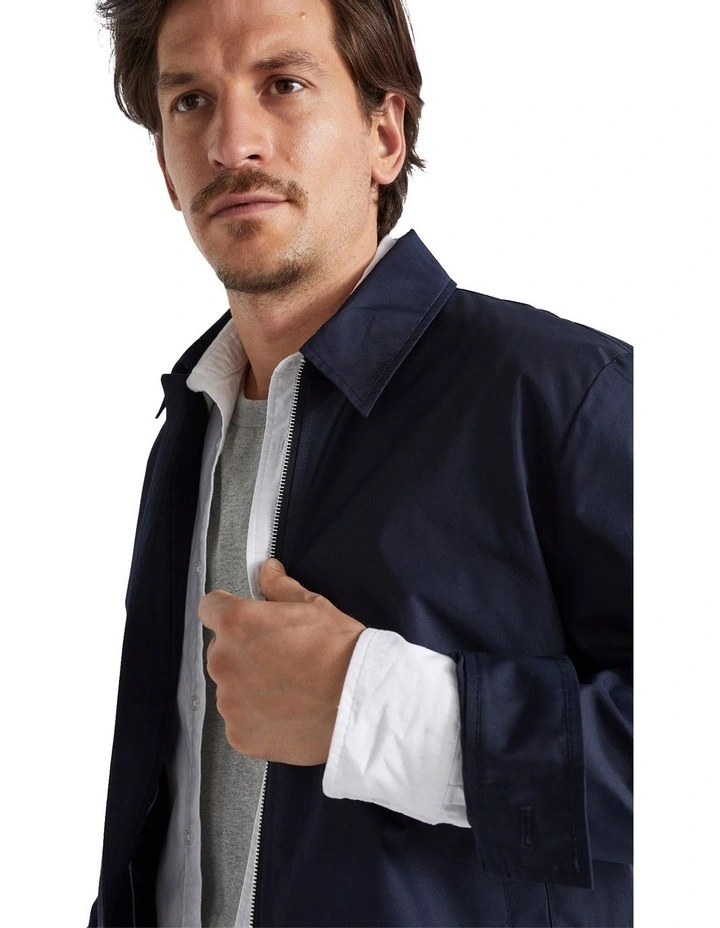 Harrington Jacket in Midnight Blue image 2