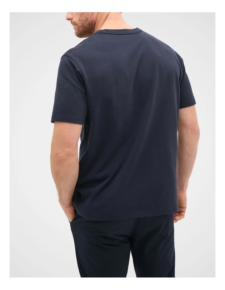 Crew Tee in Midnight Blue image 2