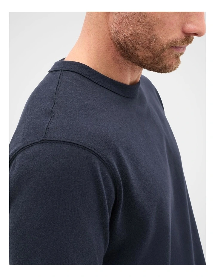 Crew Tee in Midnight Blue image 4