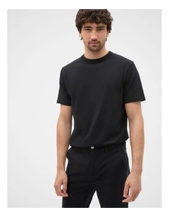 Crew Tee in True Balck