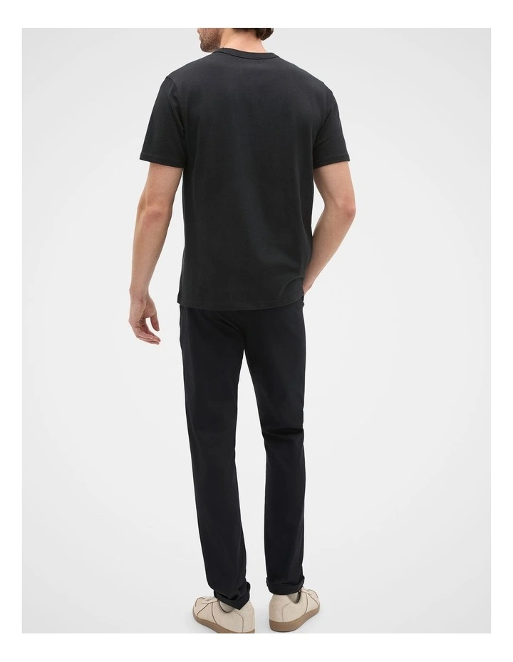 Crew Tee in True Black image 2