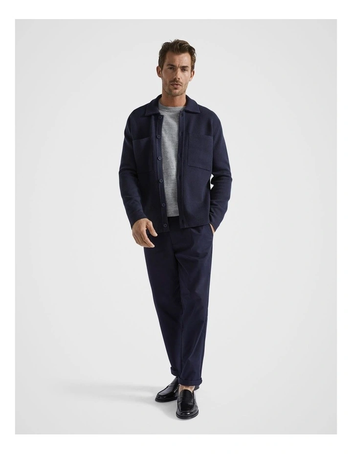 Overshirt Knit in Midnight Blue image 2