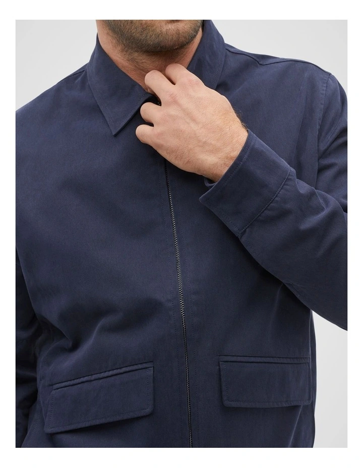 Harrington Jacket in Midnight Blue image 2