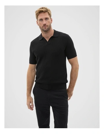 Classic Trophy Polo in True Black