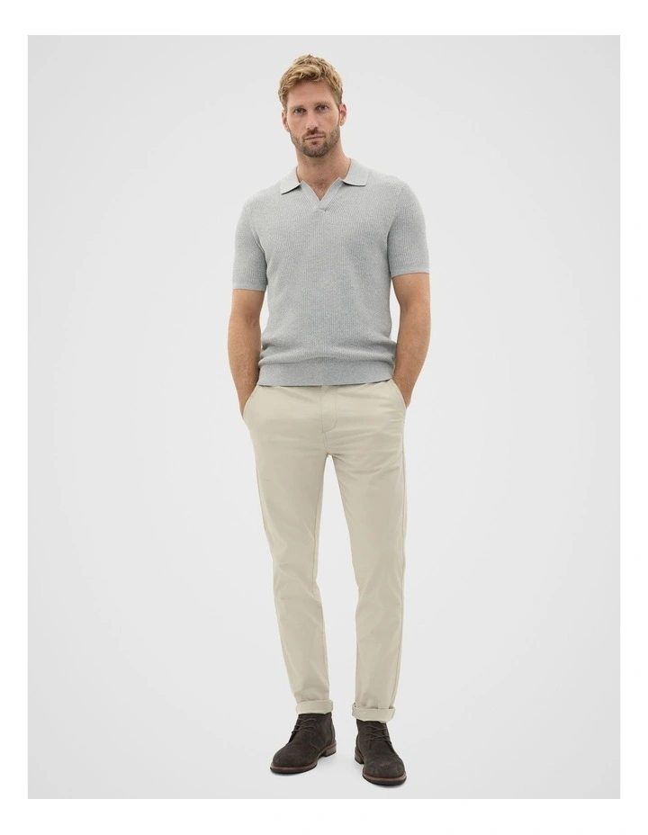 Classic Trophy Polo in Silver Marle image 3