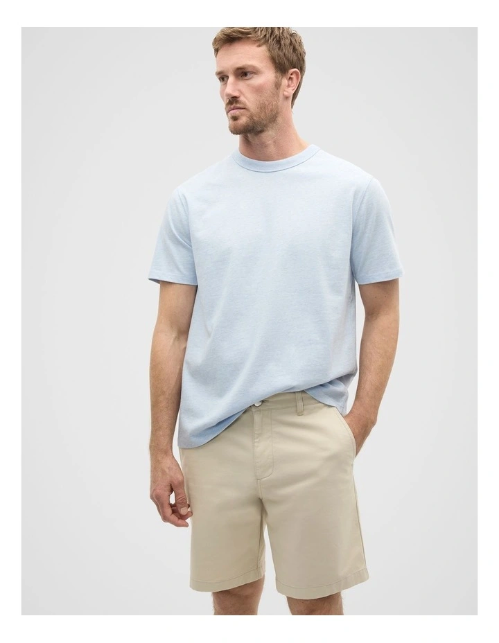 Crew Tee in Skyway Marle image 1