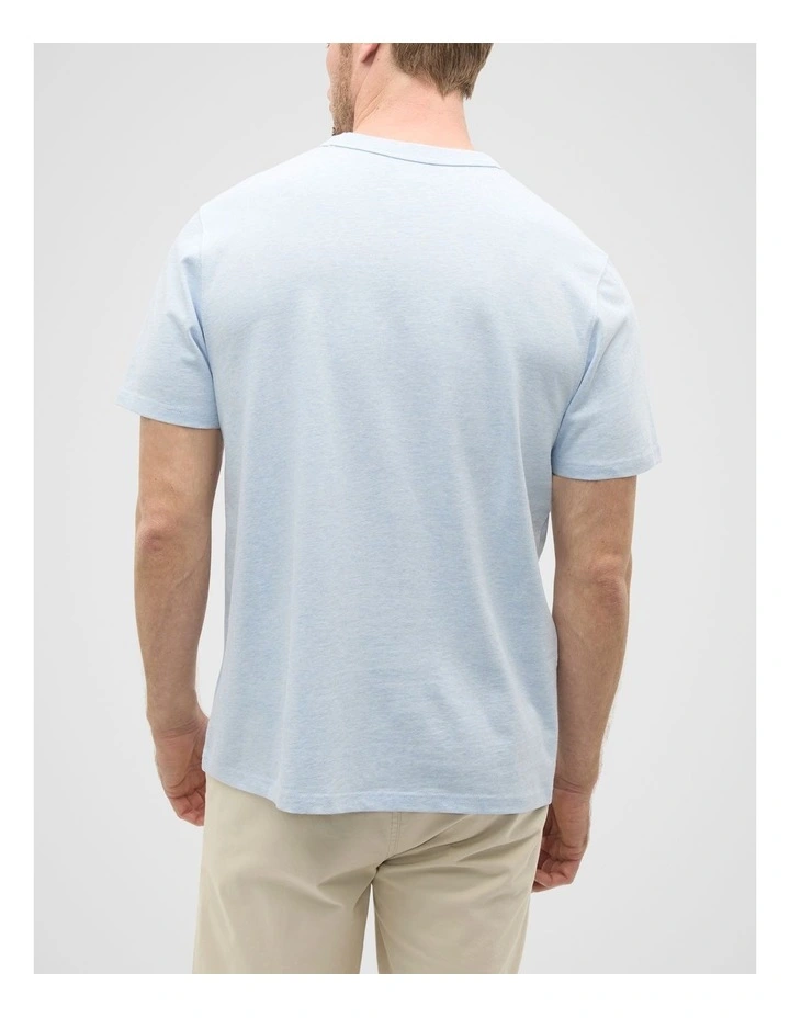 Crew Tee in Skyway Marle image 2