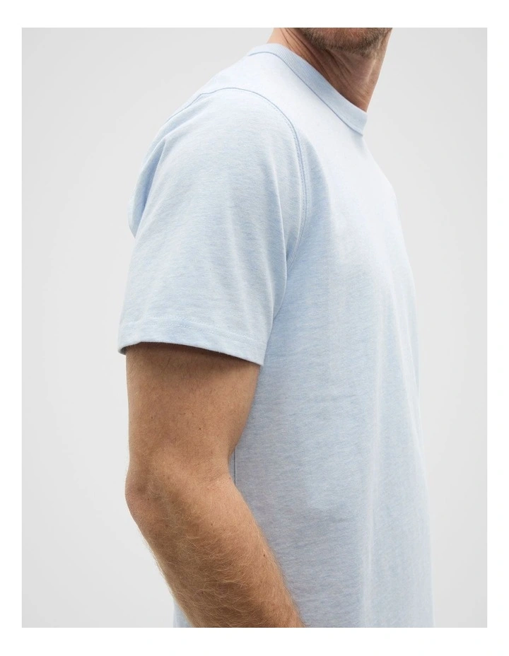 Crew Tee in Skyway Marle image 4
