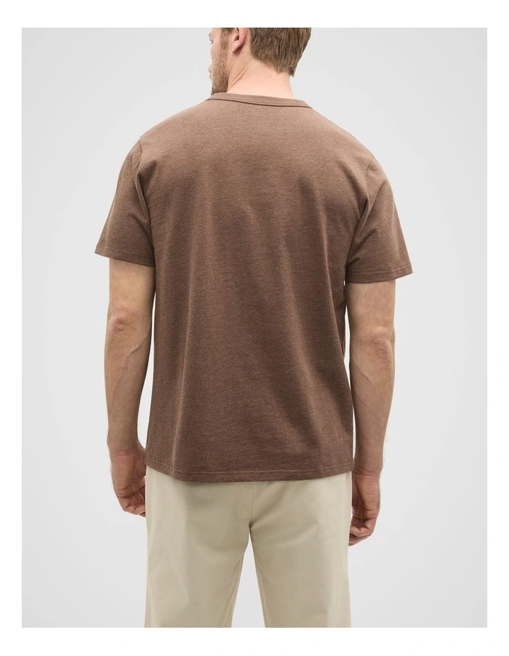 Crew Tee in Cocoa Marle image 2