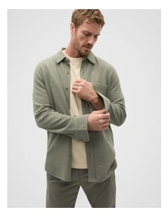 Overshirt in Vintage Khaki