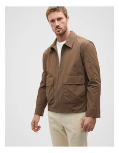 Harrington Jacket in Cocoa
