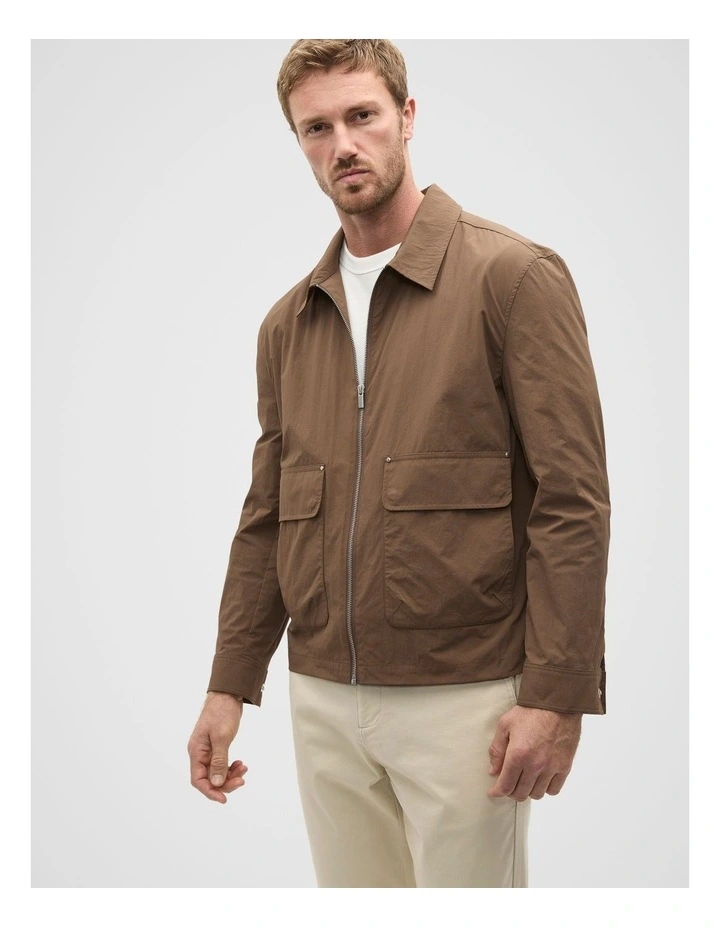 Harrington Jacket in Cocoa image 1