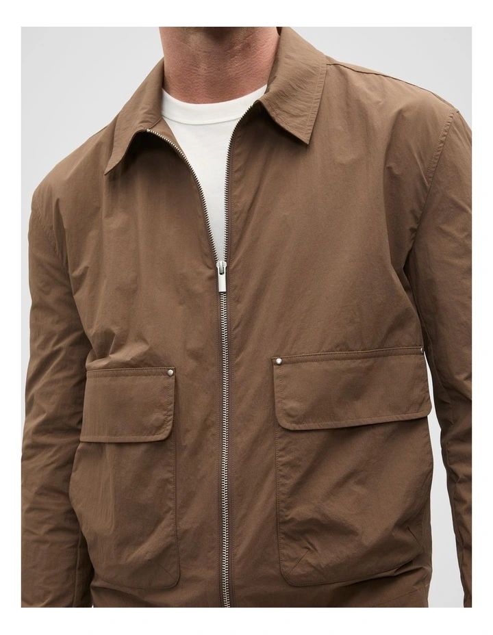 Harrington Jacket in Cocoa image 4