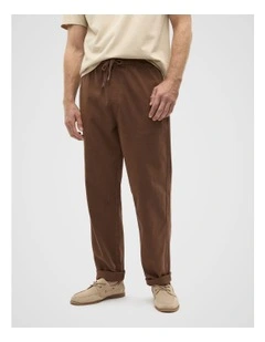 Comfort Trouser in Brown