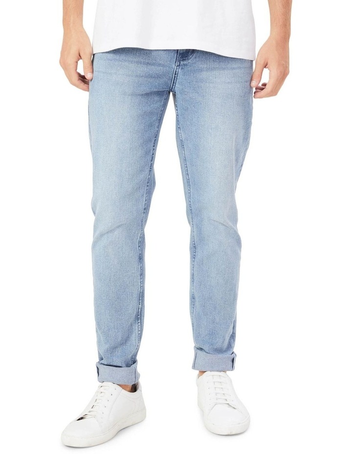 Slim light blue jeans clearance