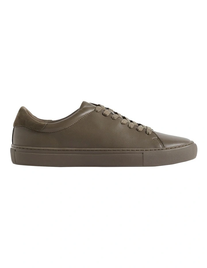 french connection leather trainers