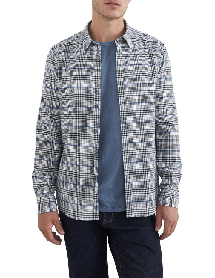 Marine Plaid Regular Fit Shirt