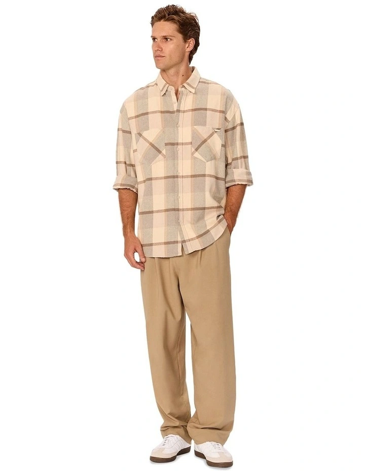 The Hillside Long Sleeve Shirt in Beige image 3