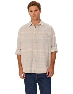 The Maplewood Long Sleeve Shirt in Grey