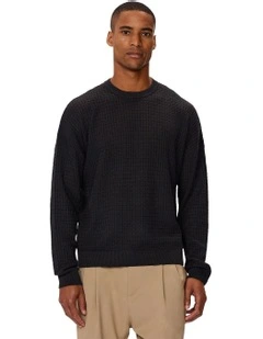 The Nunez Long Sleeve Knit in Brown