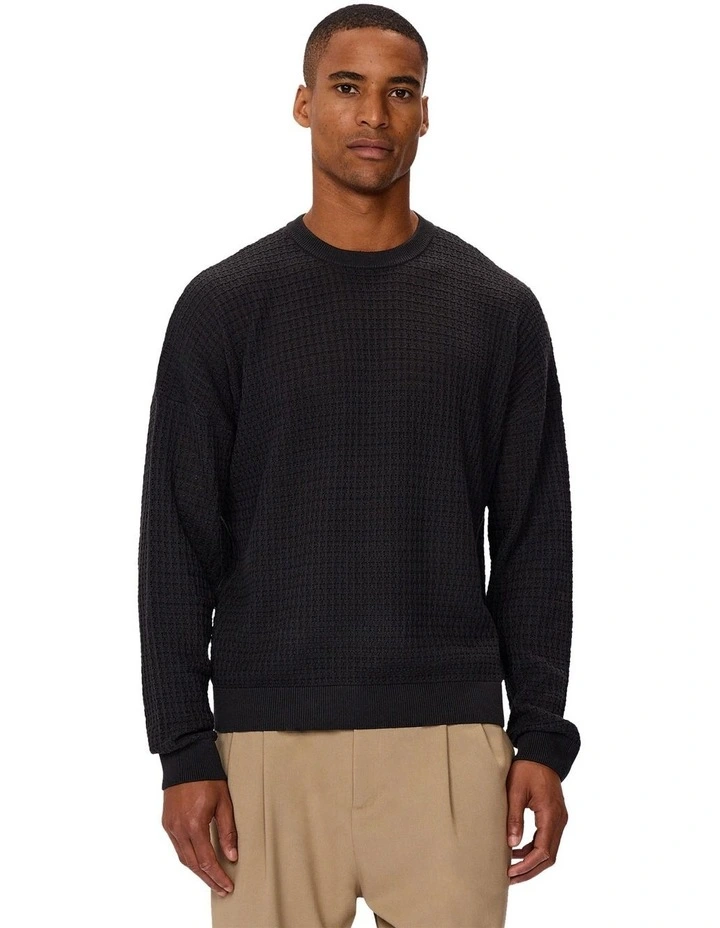 The Nunez Long Sleeve Knit in Brown image 1
