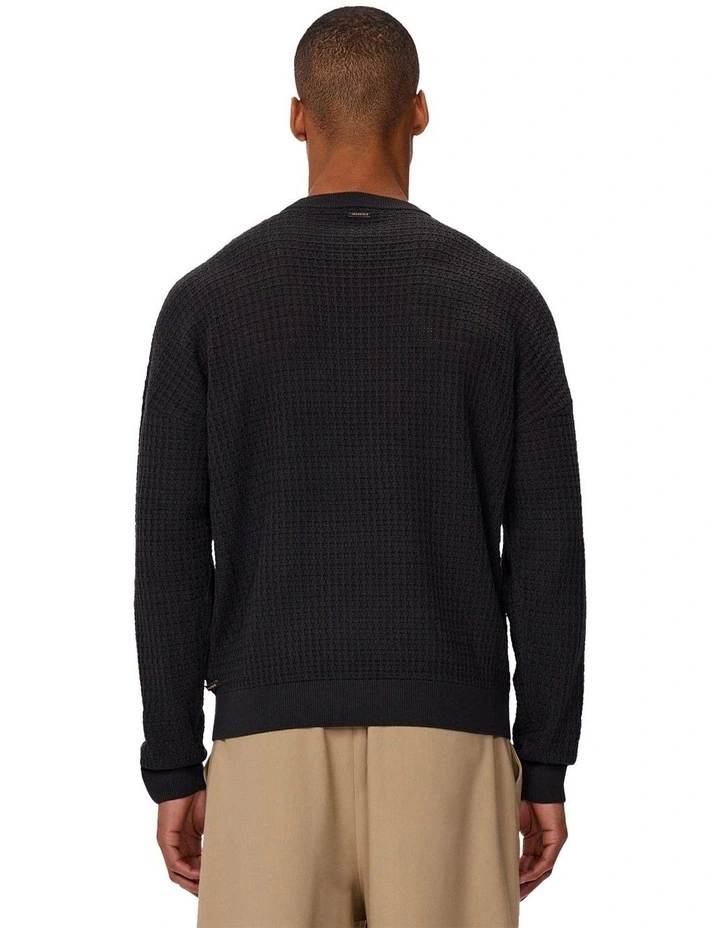 The Nunez Long Sleeve Knit in Brown image 2