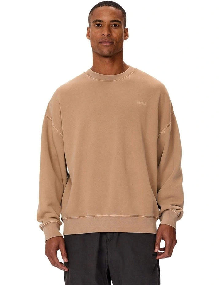 The Del Sur Washed Sweat in Brown image 1