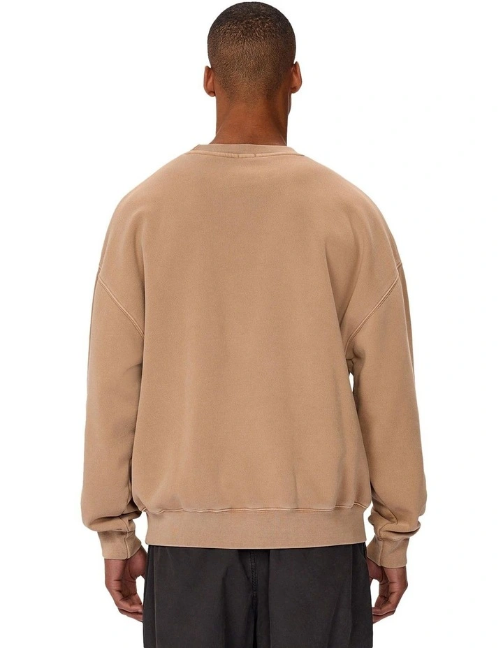 The Del Sur Washed Sweat in Brown image 2