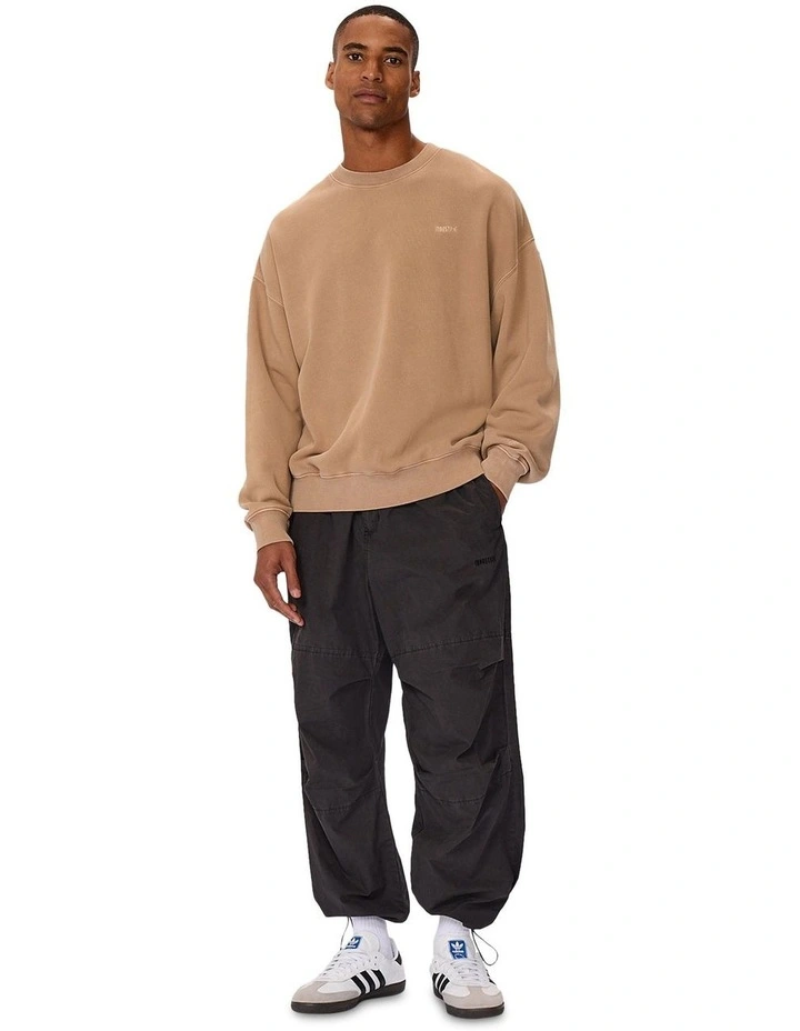 The Del Sur Washed Sweat in Brown image 3