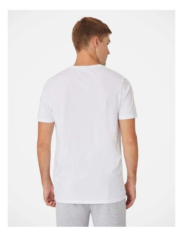 The New Basic Vee Tee in White image 3
