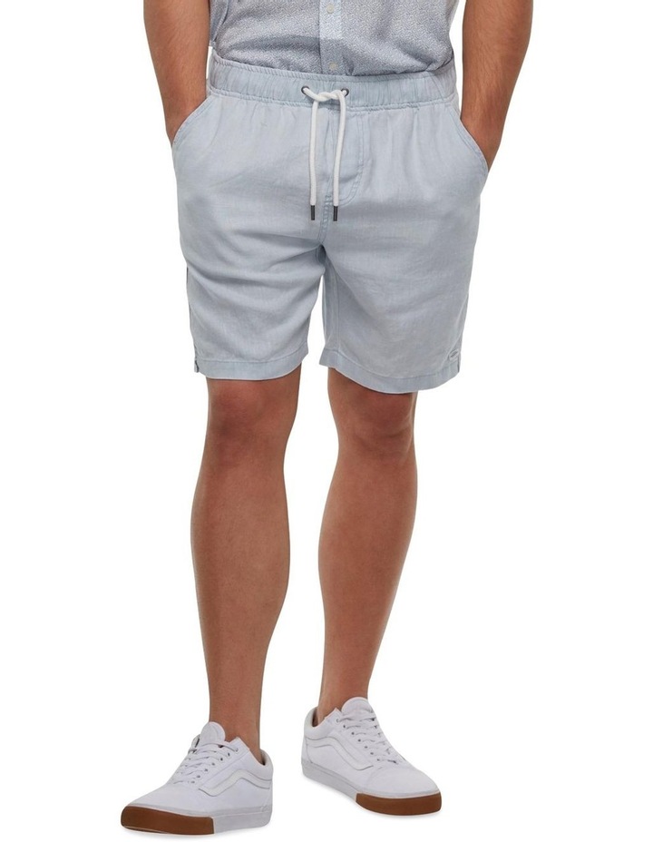 The Marina Linen Short chambray Blue