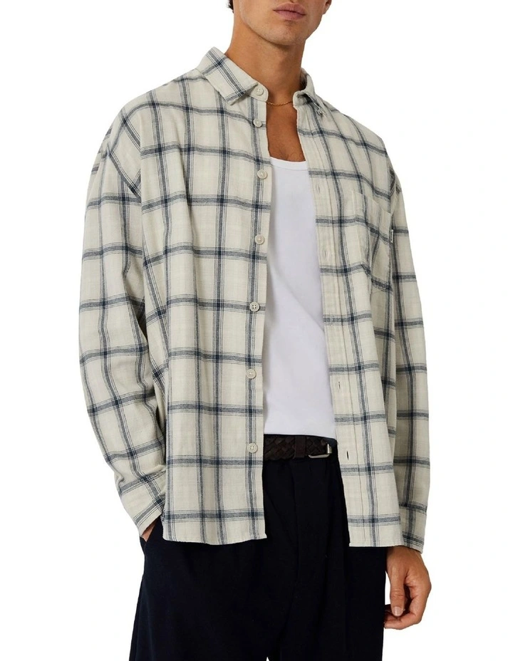 The Crossett Long Sleeve Shirt in Grey image 1