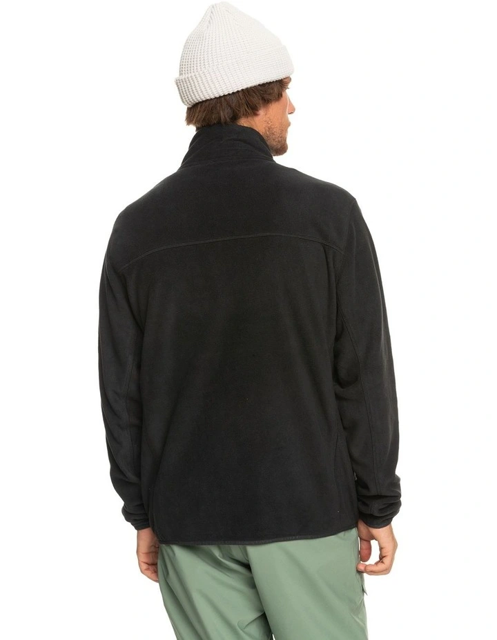 Peak Point Technical Fleece Sweater in True Black image 2