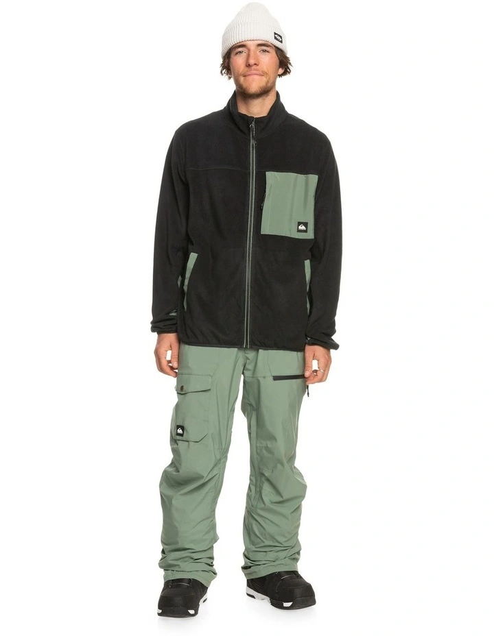 Peak Point Technical Fleece Sweater in True Black image 5
